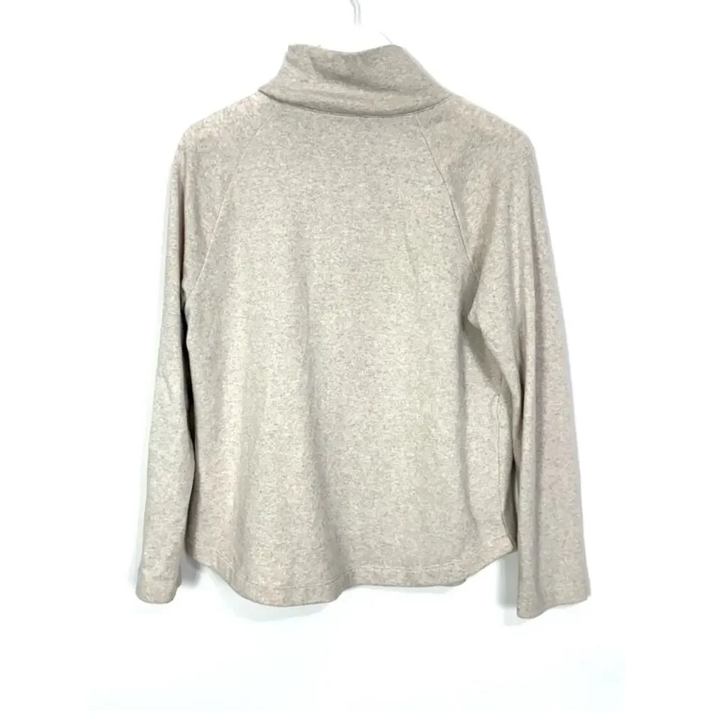 J. Crew Wide Button-Collar Pullover Sweatshirt